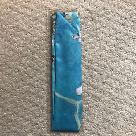 Vincent Van Gogh’s Almond Blossom Twilly Scarf - Picture 3 of 3